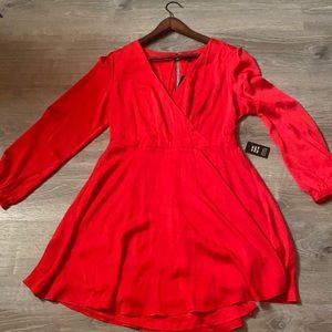 Brand New Express Faux Wrap Dress